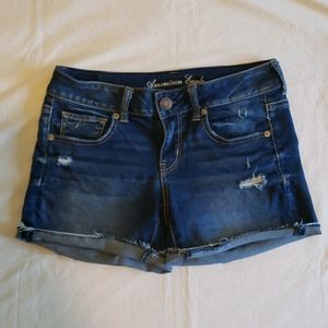 American Eagle Super Stretch Cut Off Shorts